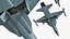 Avión interceptor militar de la USAF manipulado