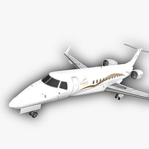 N888JK Jet Solution Embraer 135BJ Legacy 600  L2216 3D model
