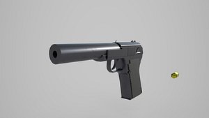makarov pistol 3D model