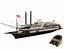 HISTORIC PADDLEWHEEL STEAM RIVER BOAT AFT PROP