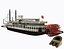 HISTORIC PADDLEWHEEL STEAM RIVER BOAT AFT PROP
