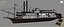 HISTORIC PADDLEWHEEL STEAM RIVER BOAT AFT PROP