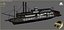 HISTORIC PADDLEWHEEL STEAM RIVER BOAT AFT PROP