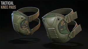 3D Tactical Knee Pads model