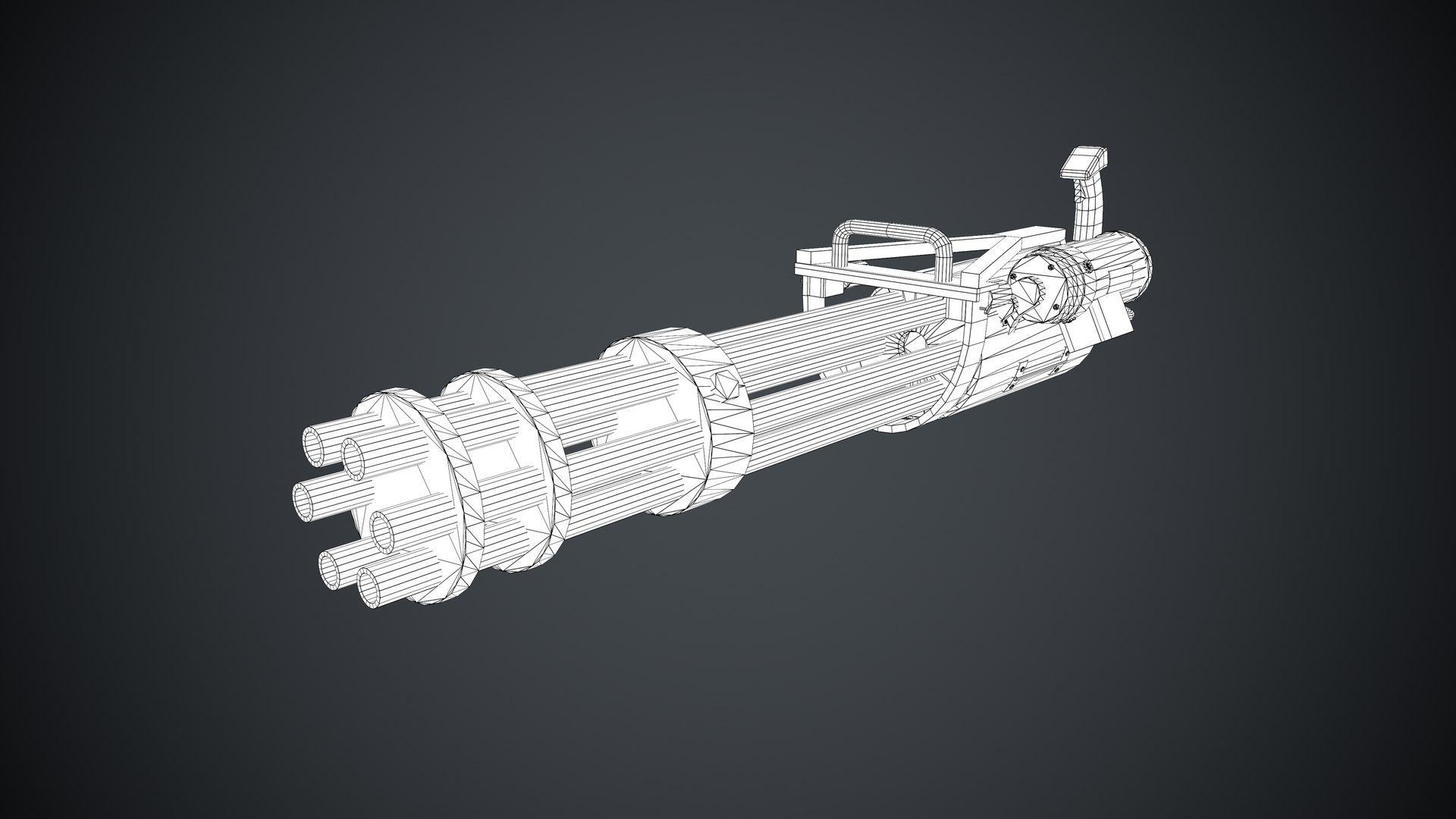 3D M134 Minigun - TurboSquid 1665371