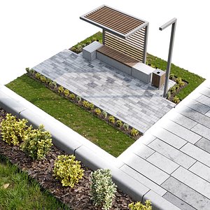 Park Design Set 3D model