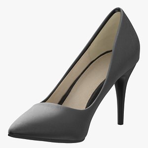 3D model Women High Heel Shoes 01