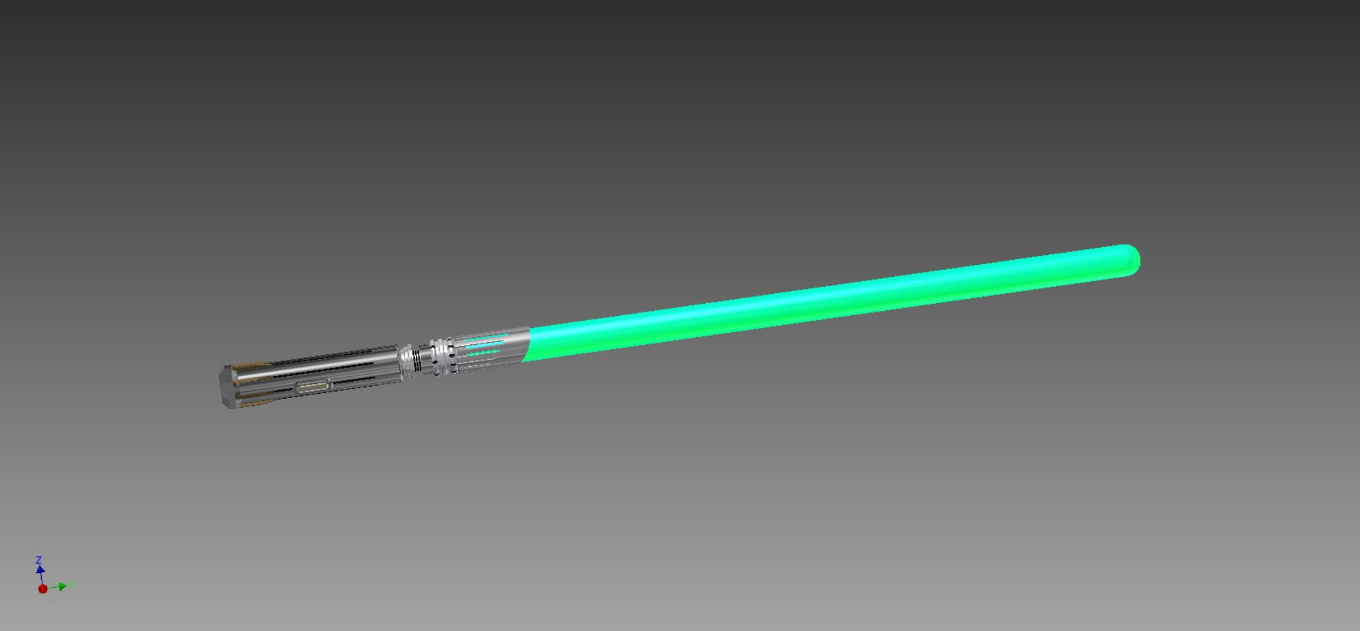 Custom Saber 3d Model