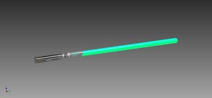 custom saber 3d model