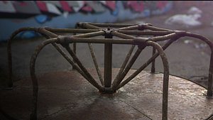 maya old worn carousel
