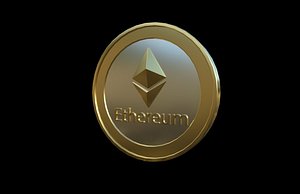 3D model ethereum cryptocurrency