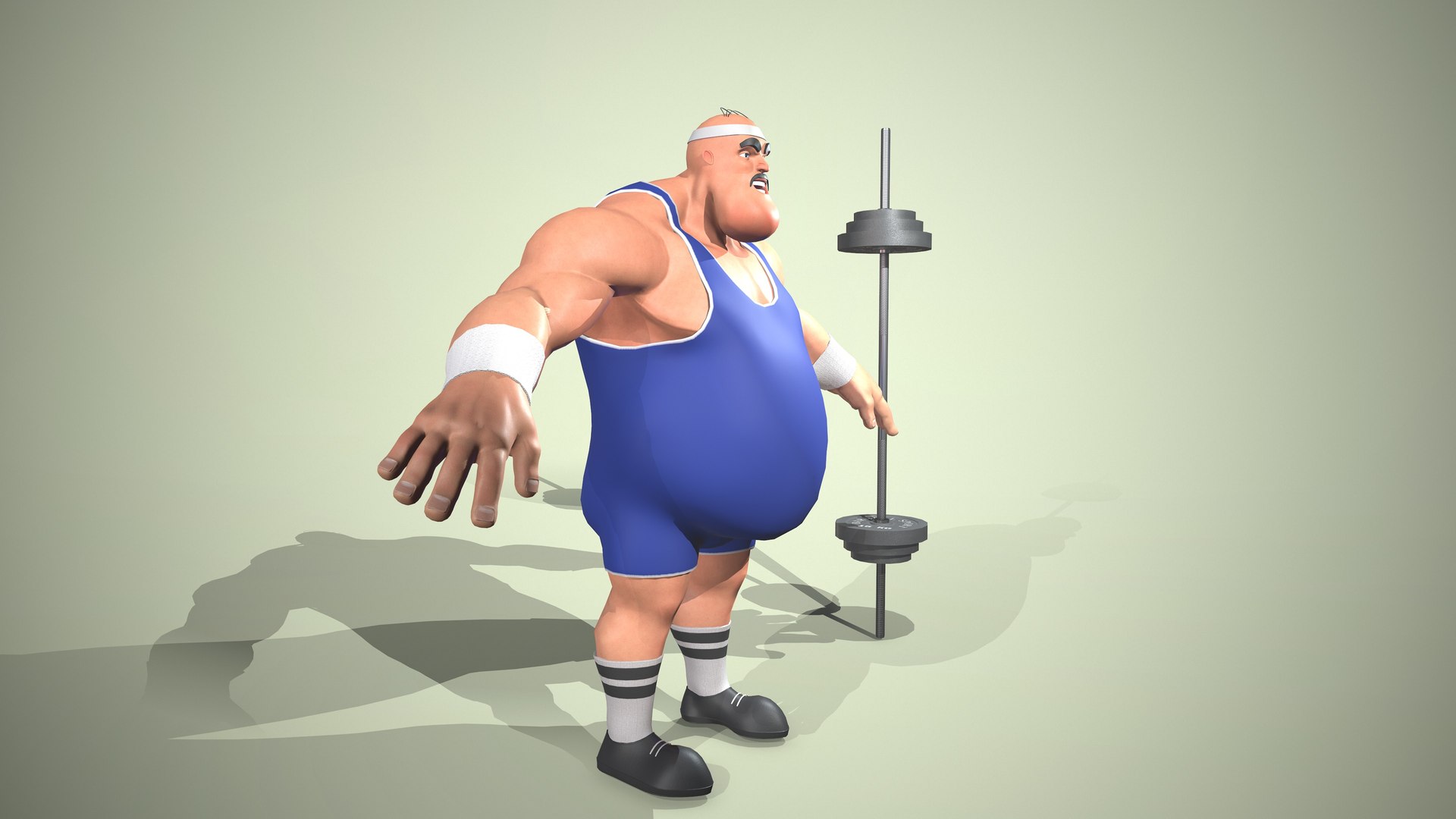 3D Strong Man Model - TurboSquid 1854259