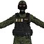 Солдат спецназа LOD3 Rigged Pack