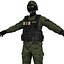 Солдат спецназа LOD3 Rigged Pack