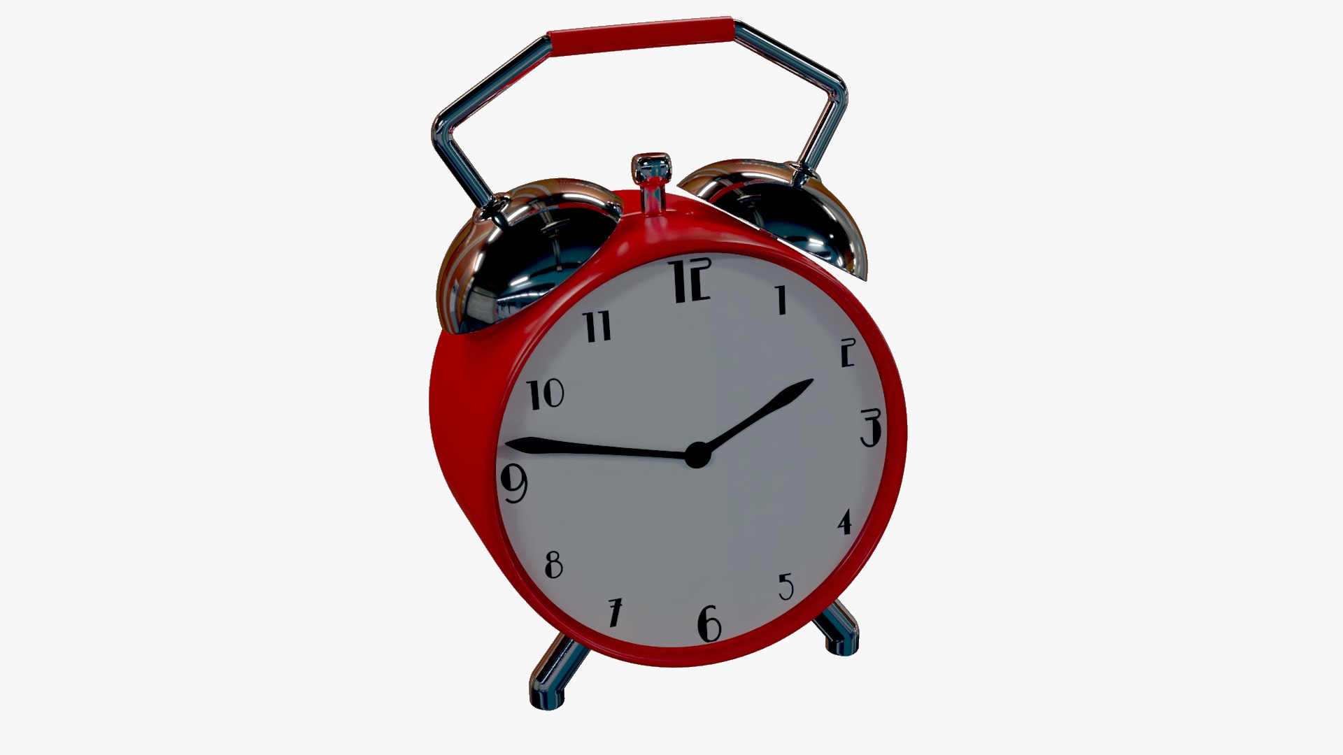 3D Vintage Alarm Clock model TurboSquid 2002434