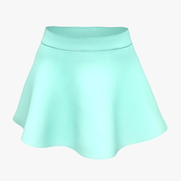 Skater Skirt 3D model