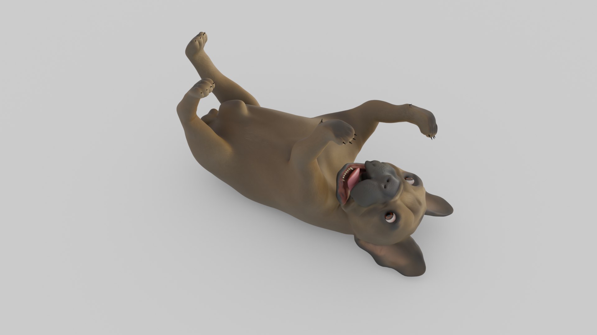 Rigged French Bulldog 3D Model - TurboSquid 1857720