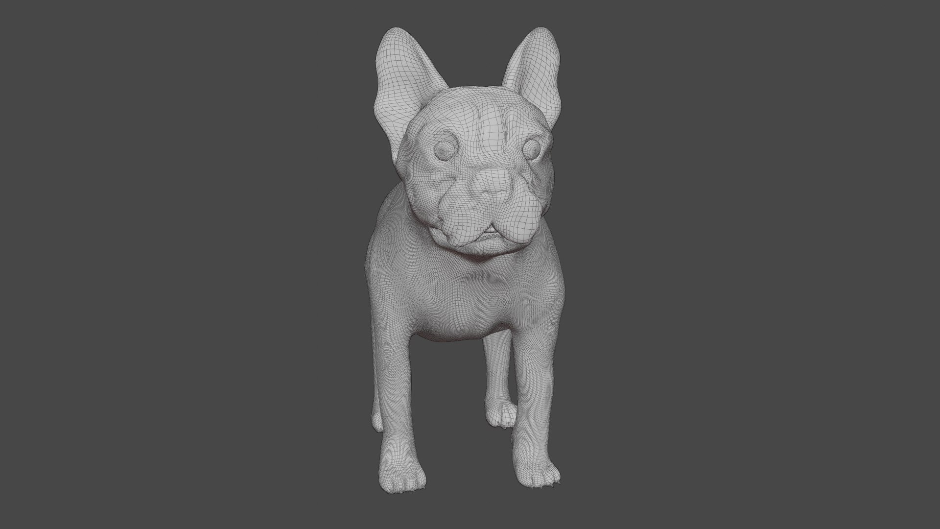 Rigged French Bulldog 3D Model - TurboSquid 1857720