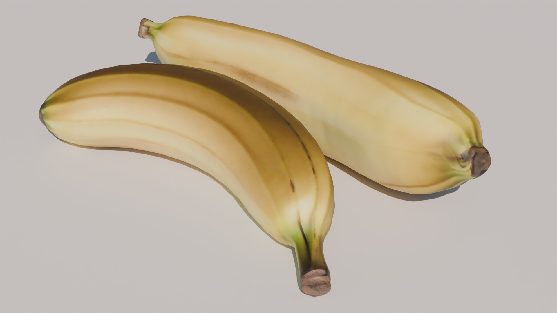 Ripe banana 3D model https://p.turbosquid.com/ts-thumb/1s/Ox76JI/m7/b6/jpg/1740326925/1920x1080/fit_q87/4f41563b4774726245e4ebdb4f86542d2d43cec0/b6.jpg