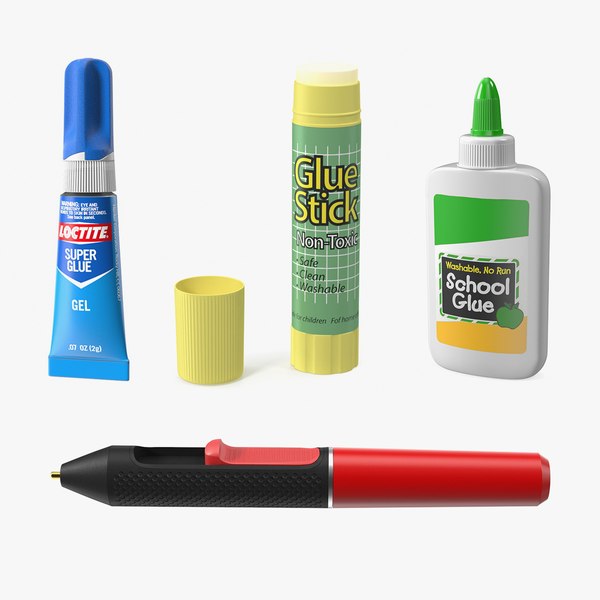 3D Glue Tubes Collection 3