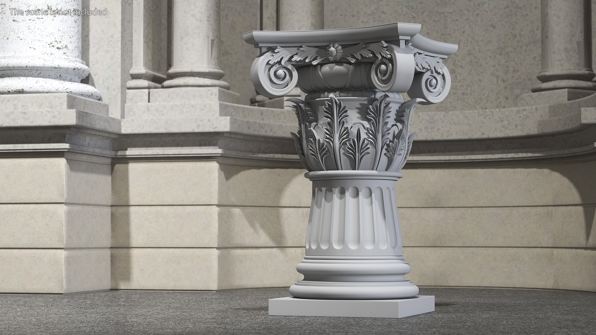3D Composite Order Pedestal - TurboSquid 2247033