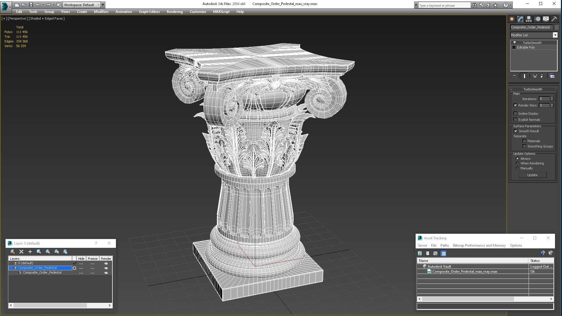 3D Composite Order Pedestal - TurboSquid 2247033