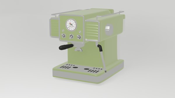 modelo 3d Vintage Espresso Machine - TurboSquid 2008807