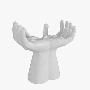 Hands Stool 3D model