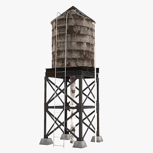 water tower 3D model