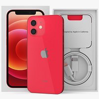 iPhone 12 mini Unboxed Product RED