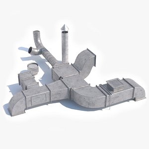 3D air duct model