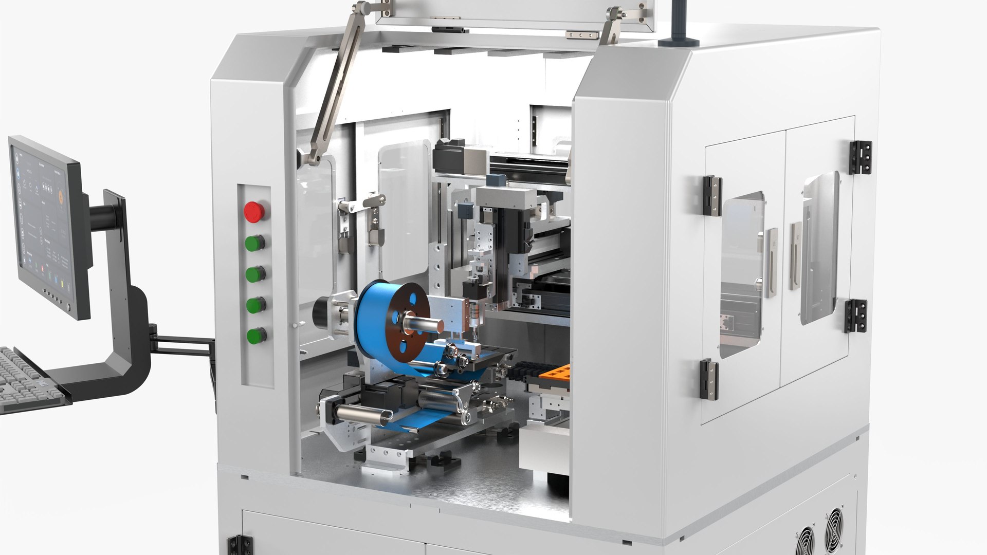 3D Automatic Peeling Film Machine - TurboSquid 2040820