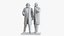 Marx and Engels Sculpture 3D model