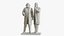Marx and Engels Sculpture 3D model