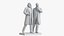 Marx and Engels Sculpture 3D model