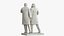 Marx and Engels Sculpture 3D model