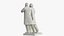 Marx and Engels Sculpture 3D model