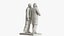 Marx and Engels Sculpture 3D model