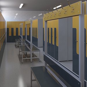 3D Locker Room 4