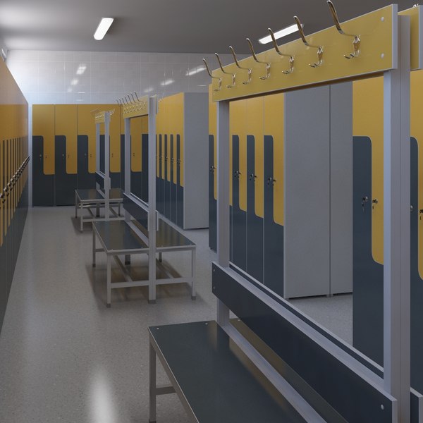 modelo 3d Locker Room 4 - TurboSquid 2014475