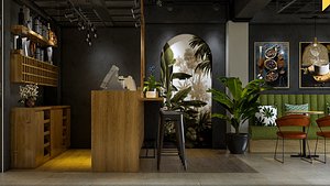 RESTAURANT-CAFE 3D model