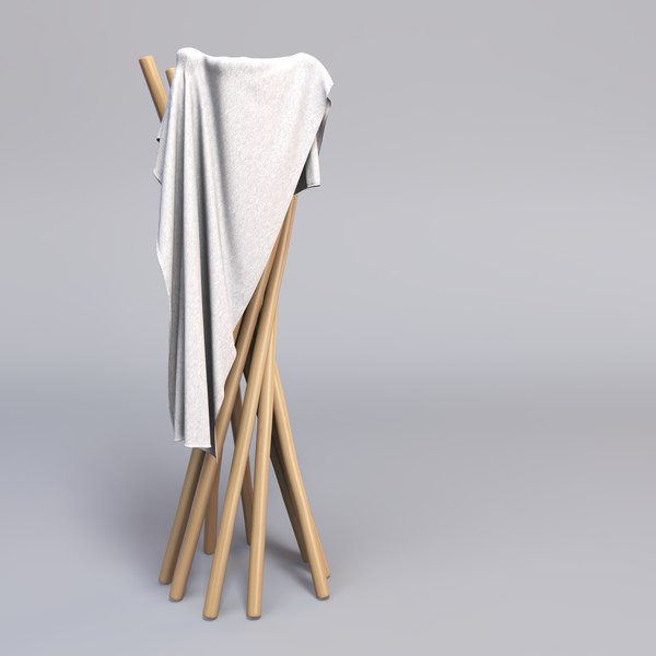 modern towel rack 3d model