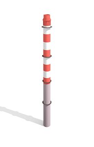 3D factory chimney