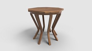 Octagon Table N103 3D model