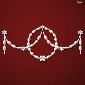 3d decor element stl cnc model