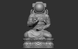 3D Cosmo Buddha Statue model