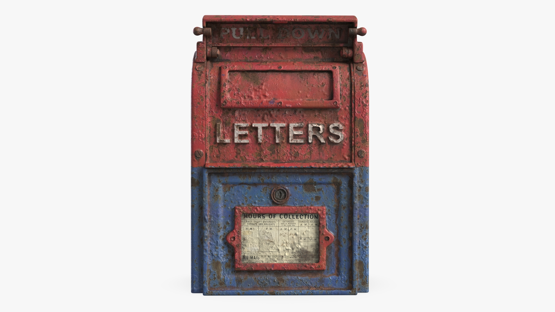 Vintage Mail Box 3D - TurboSquid 2053115