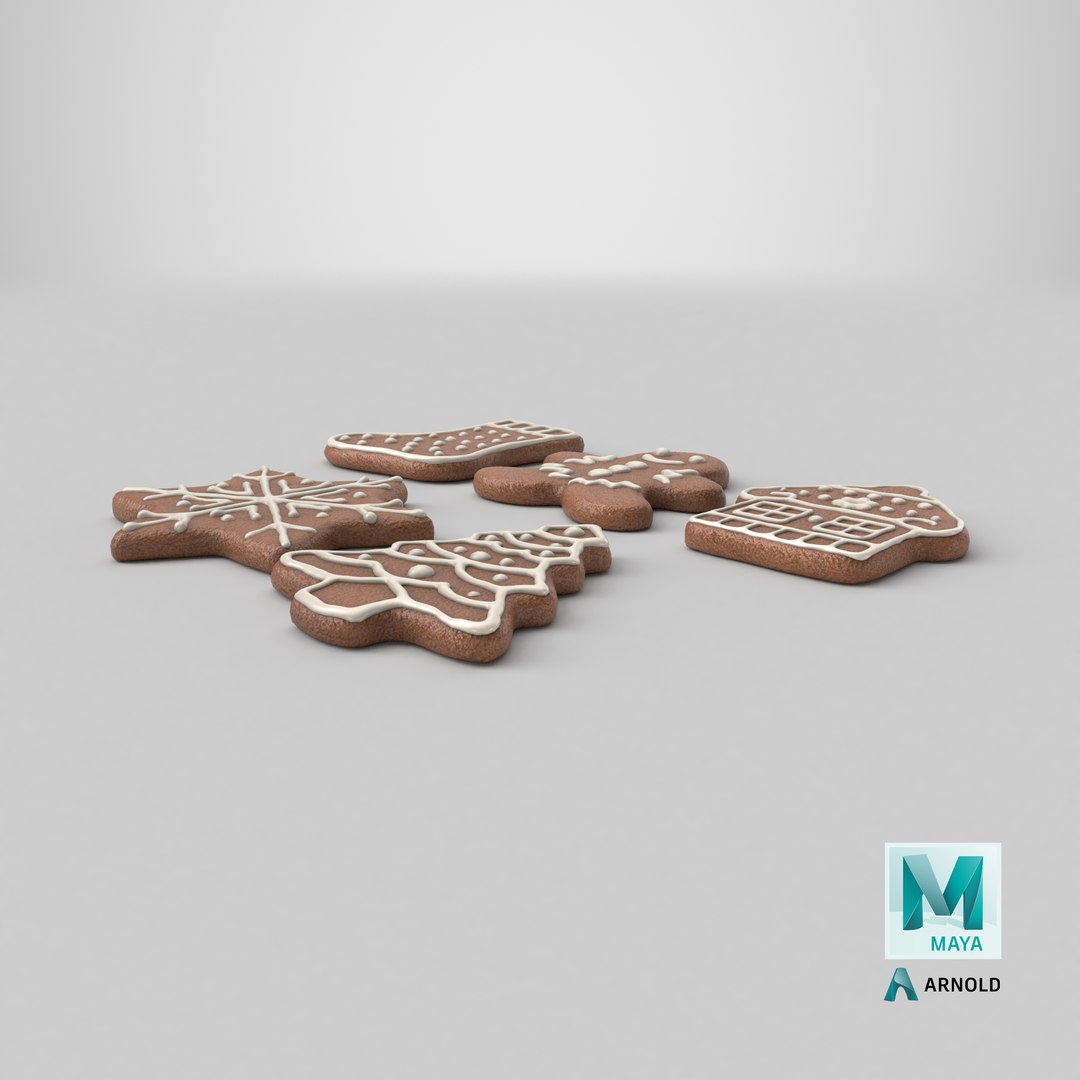 3D model X5 Gingerbread Cookies PBR Christmas Collection https://p.turbosquid.com/ts-thumb/1s/mfRzvu/P3/stemcell_maya_arnold_render/png/1728981291/1920x1080/fit_q87/5eed1e1be0ce9ffe3591bb9977063968fc07d56b/stemcell_maya_arnold_render.jpg