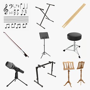 3D Music accessories