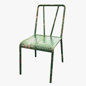 metal chair 3D model